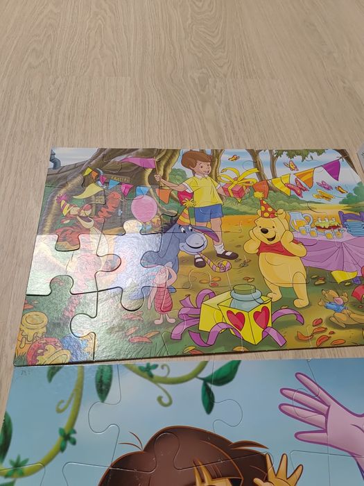 Zestaw puzzli puzzle duży format dla dziewczynki