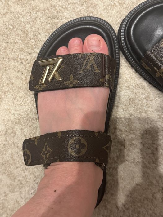 Klapki louis vuitton