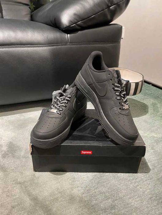 Nike_ Air_Force_1_Low_Supreme_Black R.42.5