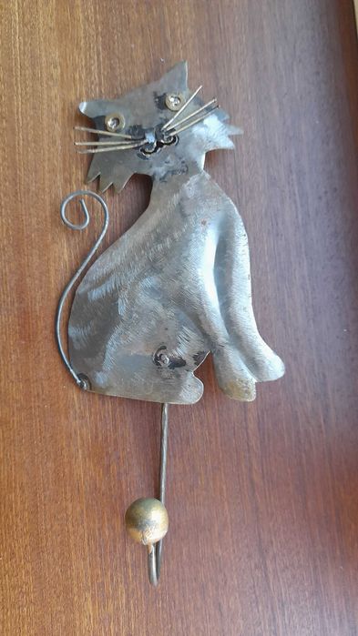 Cabide em forma de gato