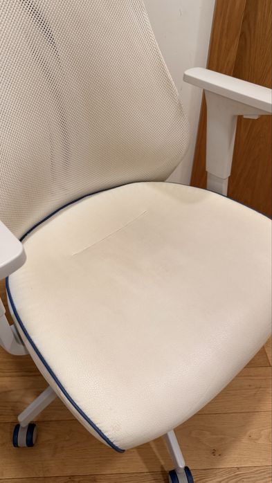 Cadeira de escritório/gaming reclinável branca IKEA