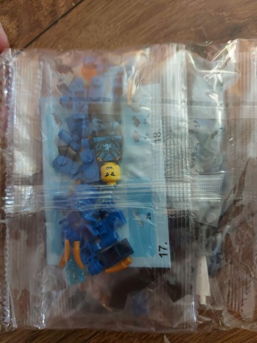 Smok j LEGO ninjago niebieski samuraj ninja dragon klocki zabawka