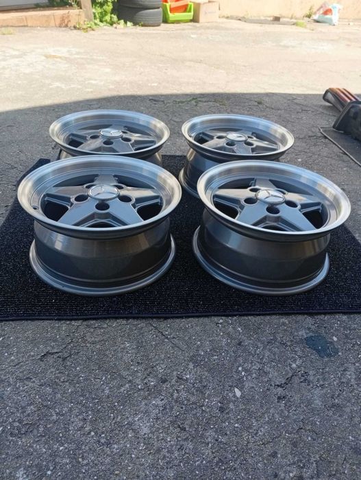 Jantes Mercedes 15 ARC Alurad 7X15 ET 21 restauradas