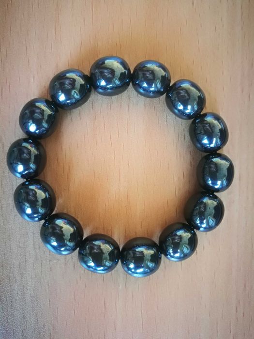 Komplet kolekcjonerskich bransolet hematyt