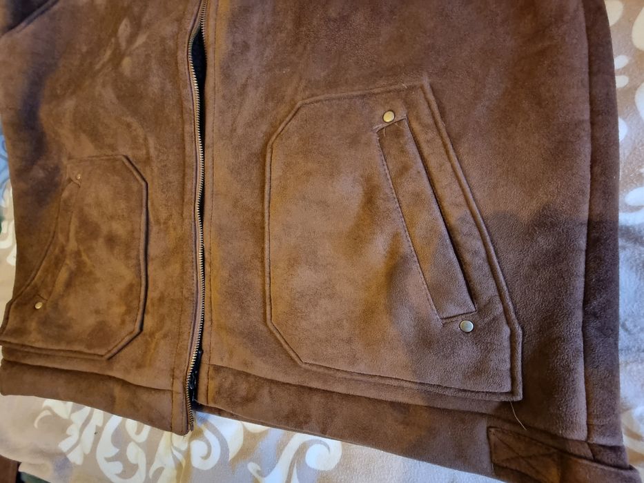 Pilotka skórzana męska