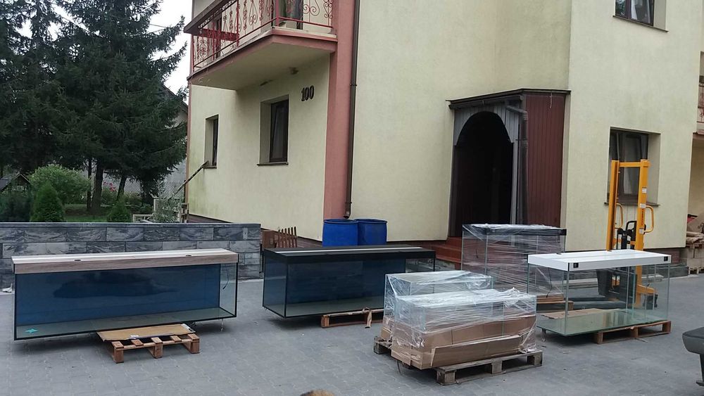 Akwarium proste 120x50x60 - 360 litrów z pokrywą