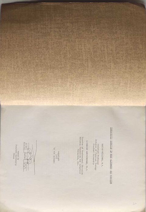 Livro - Therapeutic Exercise in Body Alignment and Function