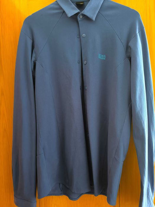 Camisa de homem azul - Hugo Boss