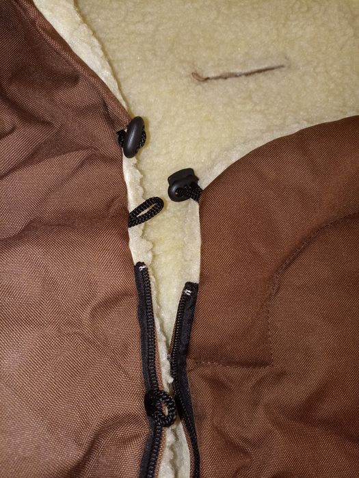 Конверт на овчині з муфтами