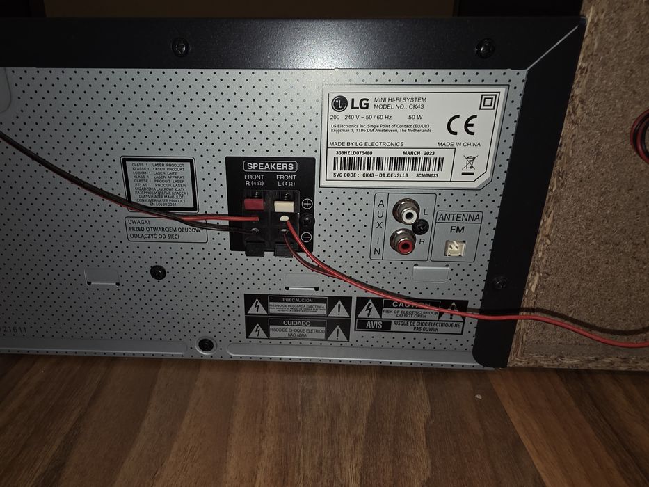 Sistema de som LG XBOOM CK43