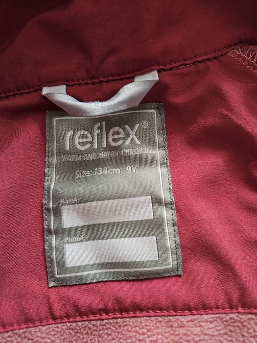 Burgundowe bluza typu Softshell reflex rozm 134