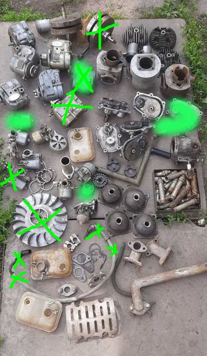 Маховик.. Двигатель 2СДМ.Магнето..Генератор АБ-1..Демпферы.Карбюратор