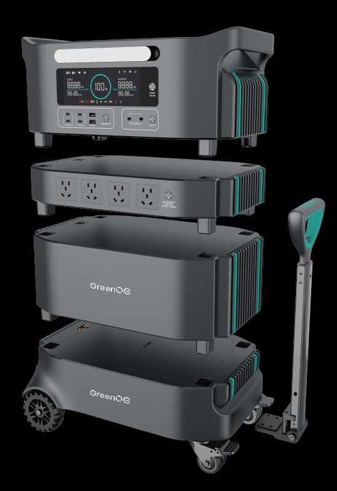 Зарядна станція 4.2KW.h LiFePО4 та 4.4kW потужність ДЖБ - УПС Green-OE