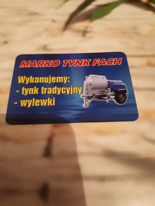 Tynki maszynowe cementowo wapienne