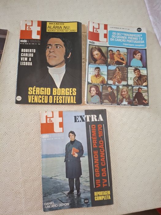 Revistas antigas  festival da canção