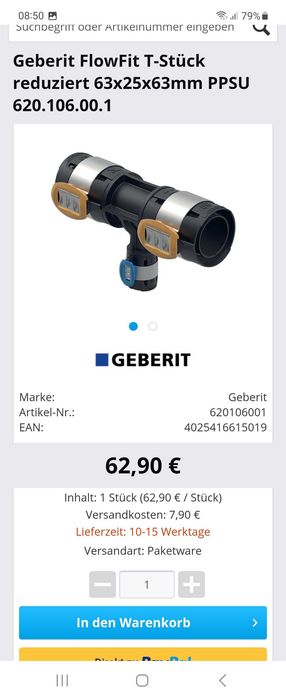 Ksztaltki geberit flowfit