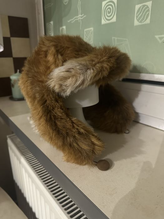 Futrzana czapka pilotka