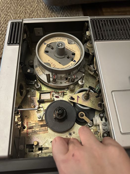 Philips VCR N1702 Gravador Leitor de Cassetes Long Play