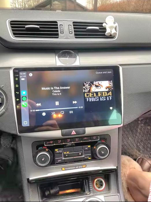 Rádio Passat B6 B7 Android 14 com GPS