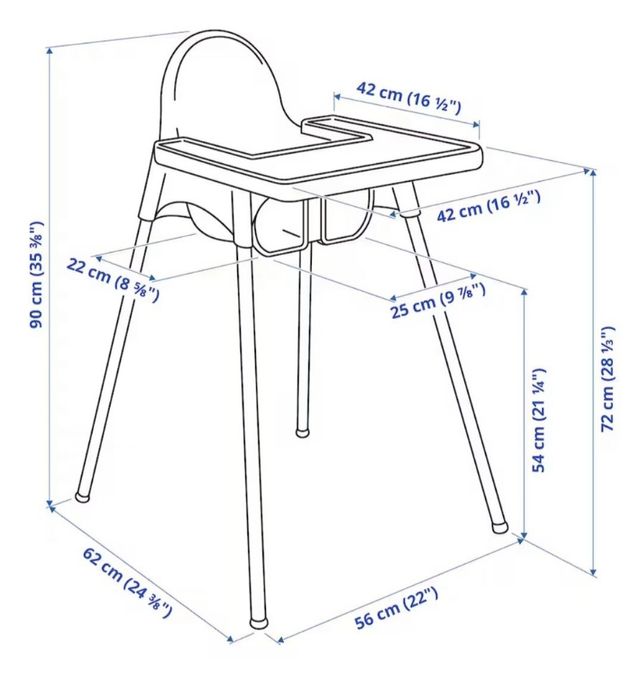 Дитяче крісло IKEA з столиком