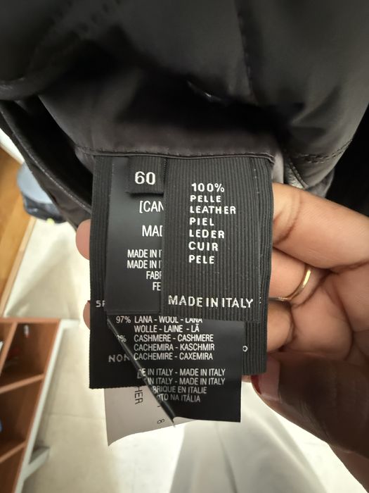 Casaco em pele Ermenegildo Zegna