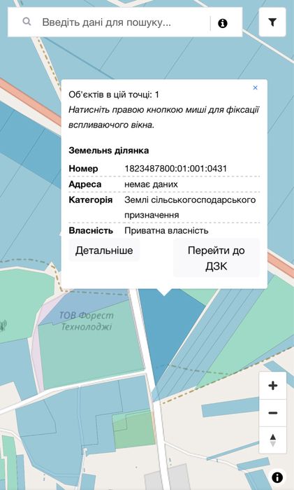 Земельна ділянка 1,5000 га