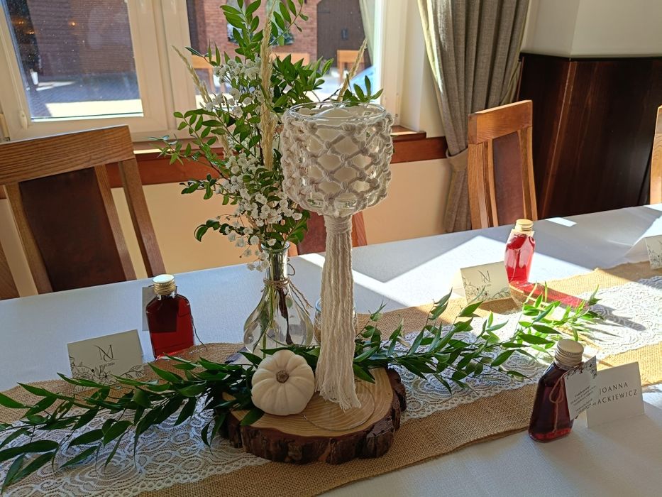 Dekoracja sali Boho / Glamour
