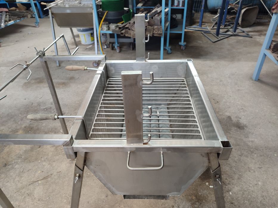 Churrasqueira inox para pernil