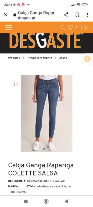 Calça jeans Salsa
