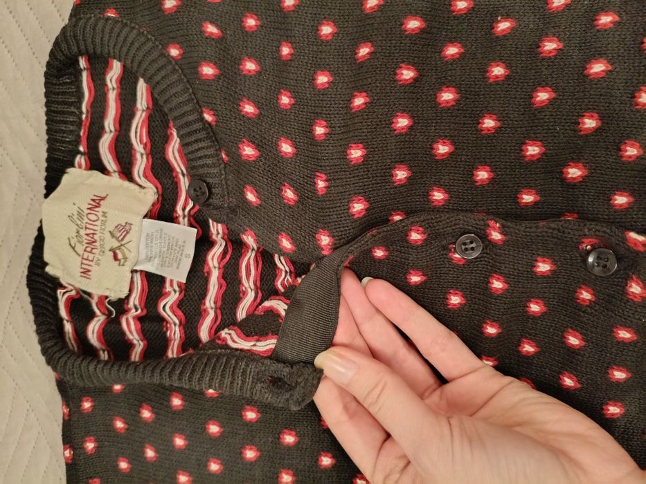 Sweter kardigan bawełniany Fiorlini International S