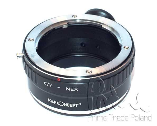 Adapter Contax Yashica na Sony E-mount Nex złącze statywowe Concept