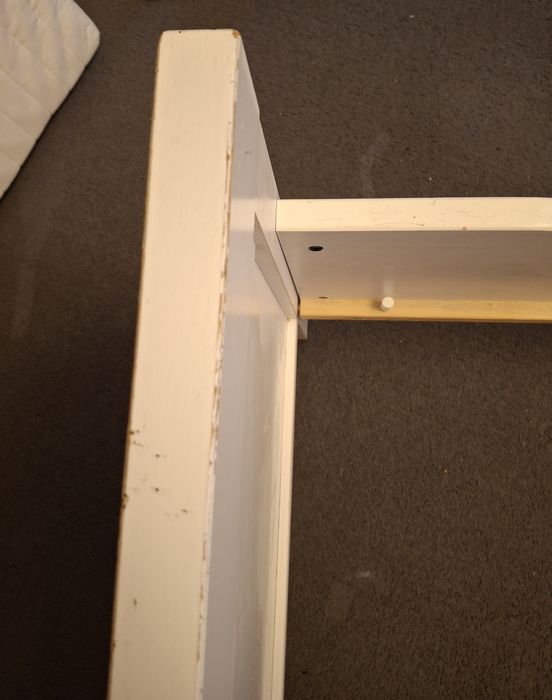 Rozsuwane łóżko SUNDVIK IKEA  białe