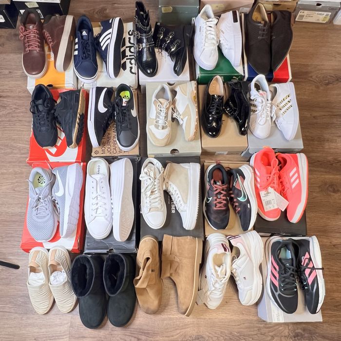 Гуртовий продаж стокового брендового взуття.