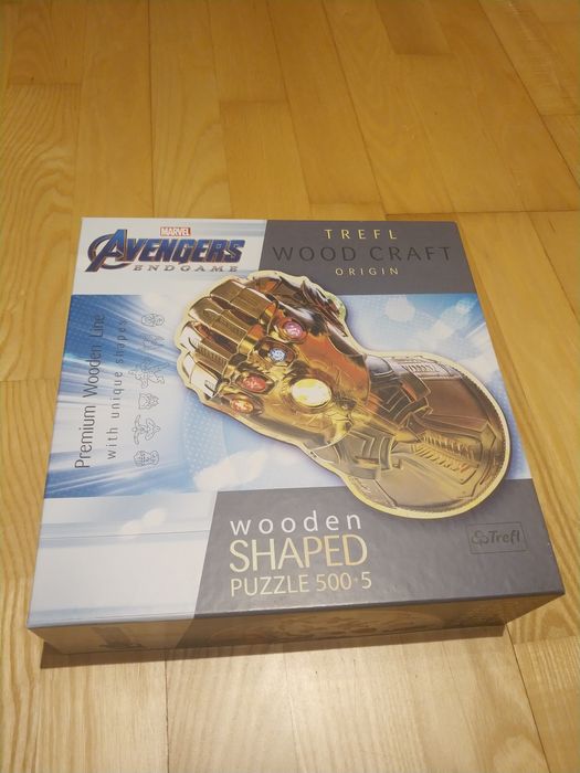 Puzzle drewniane Rękawica nieskończoności