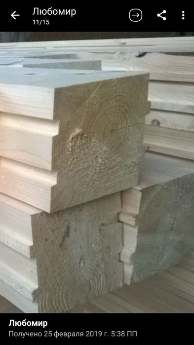 Профільований брус, калібрований брус, євро брус