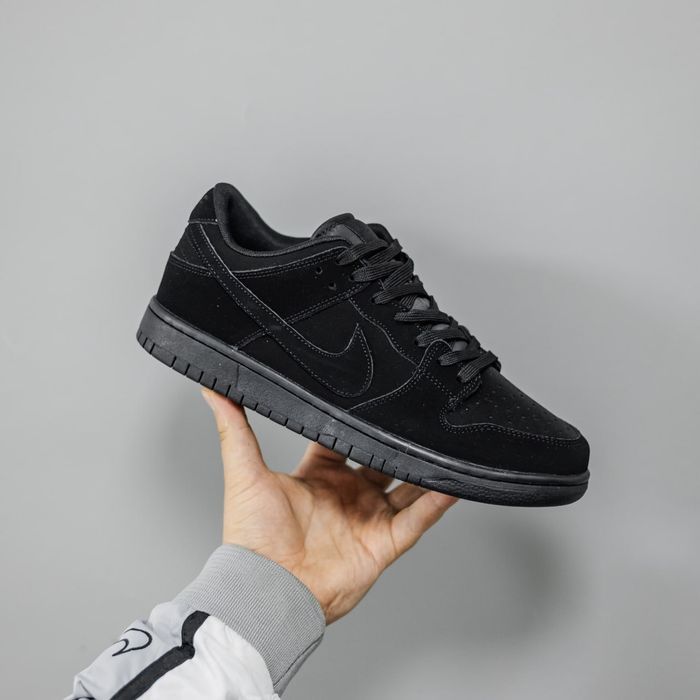 Кросівки Nike SB Dunk low Total Black premium | Кроссовки Найк чоловічі жіночі