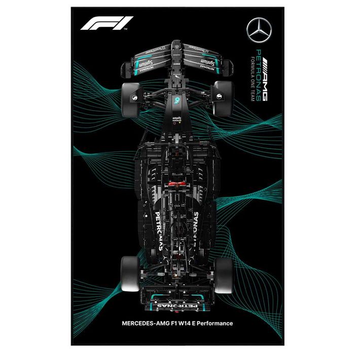 Rama / Ramka do ekspozycji ściennej LEGO Mercedes-AMG F1 42171