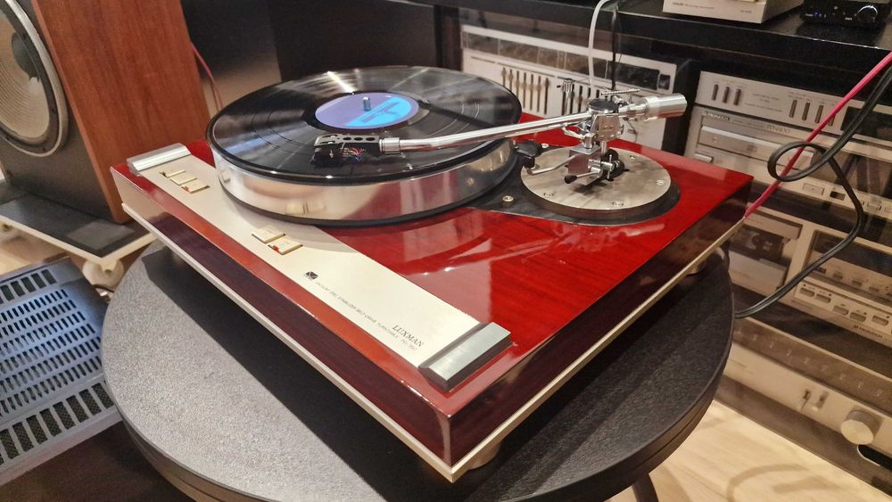 Piękny gramofon Luxman PD350 z pompą VS300