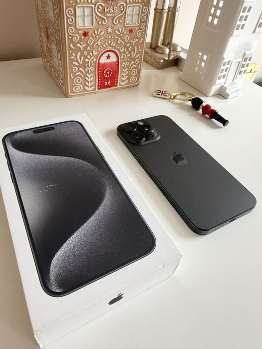 Apple iPhone 15 PRO MAX Black Titanium 256GB