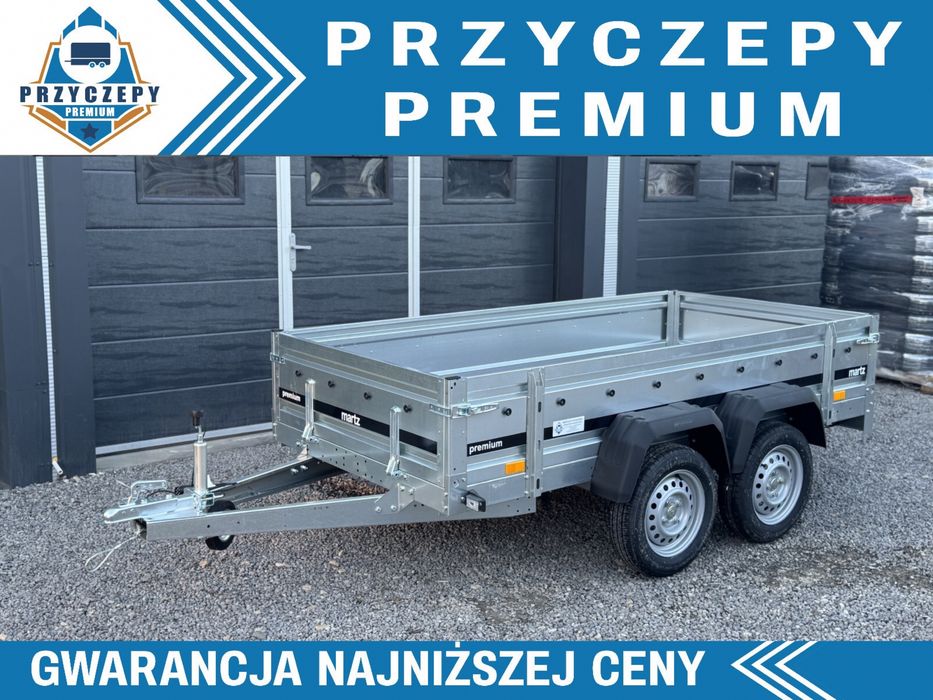 Przyczepa MARTZ Premium 264/2 264x126x40 dwuosiowa DMC 750 | DOSTAWA | RATY | GOTOWA DO REJESTRACJI | FAKTURA 23%