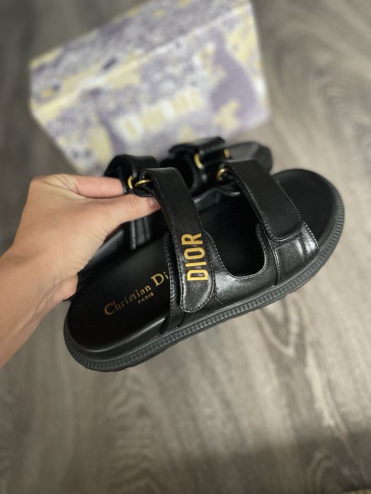 Шльопанці dior натуральна шкіра