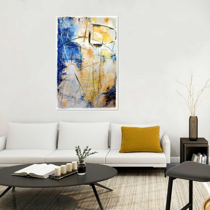 Grot, abstrakcja, nowoczesny obraz ręcznie malowany na płótnie