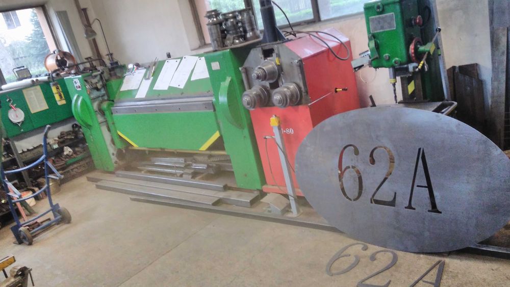 Gięcie blach/profili/rur, wypalanieCNC, cięcie gilotyną/piłą, obróbki