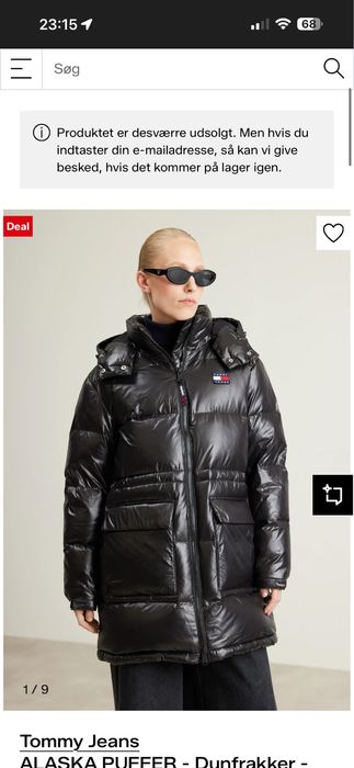 Куртка Tommy Hilfiger Jeans  пуховик зима зимова оригінал