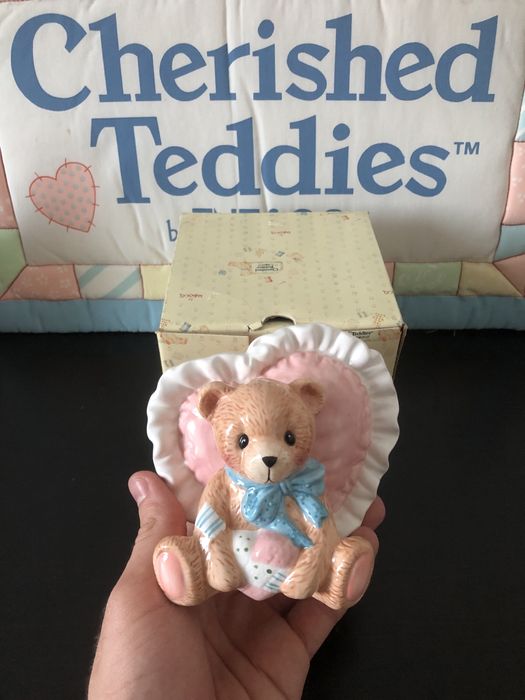 Вінтажний керамічний набір для ванної Cherished Teddies Enesco 1994