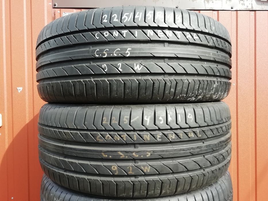 225/45 R19 92 i 96W - Continental Conti Sport Contact 5 (5 sztuk)