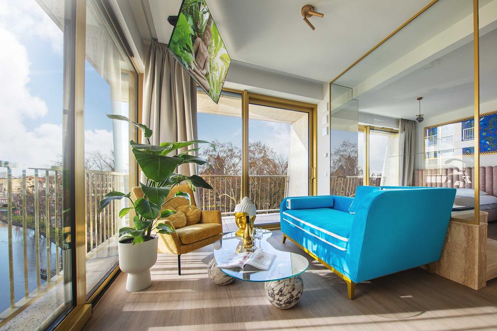 Luksusowe Apartamenty z Jacuzzi i Widokiem Na Odrę