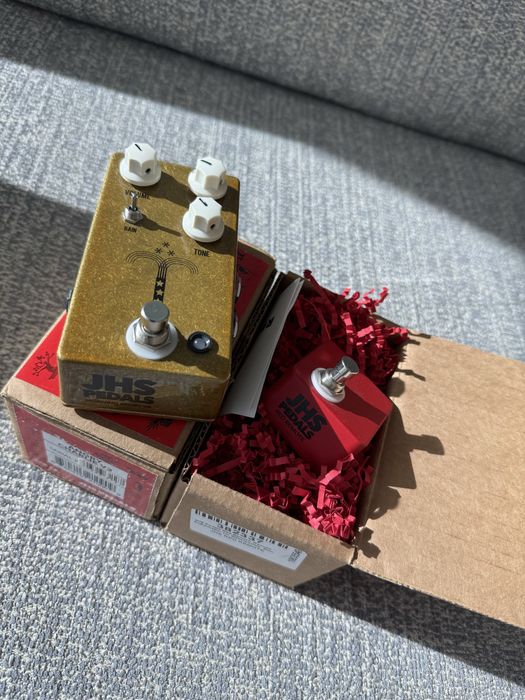 Pedal overdrive JHS Mornig Glory + Red remote