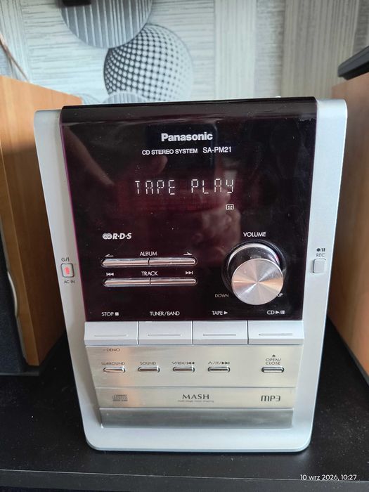 Wieża Panasonic SA-PM21 z kolumnami