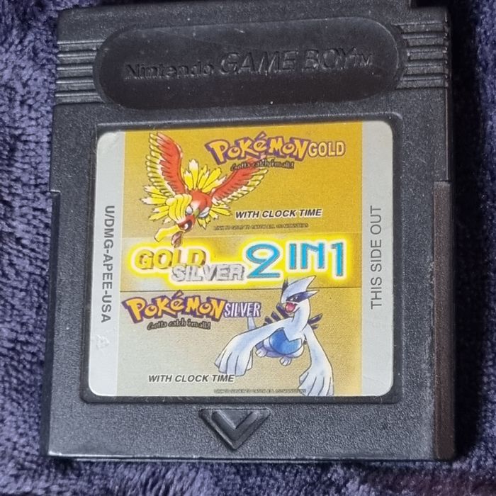 Pokemon Gold + Silver 2 in 1 Nintendo Gameboy